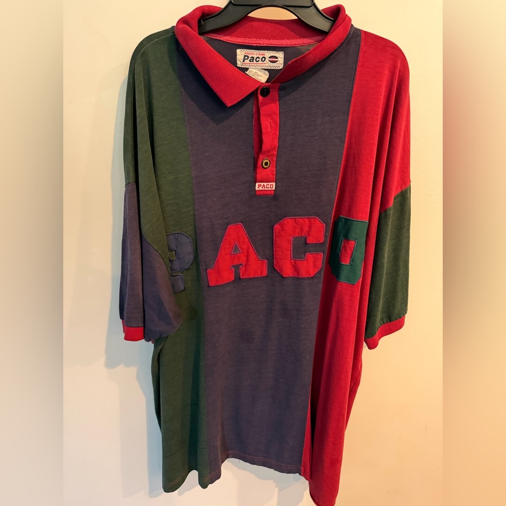 Vintage/Y2K  Men's PACO Polo Shirt A876